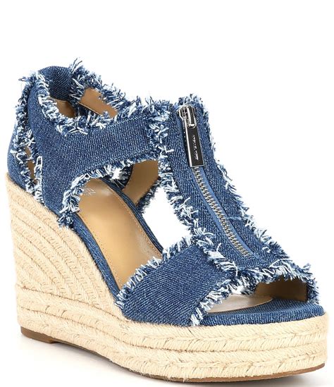 dillard's michael kors sandals on sale|Michael Kors espadrille wedge sandals.